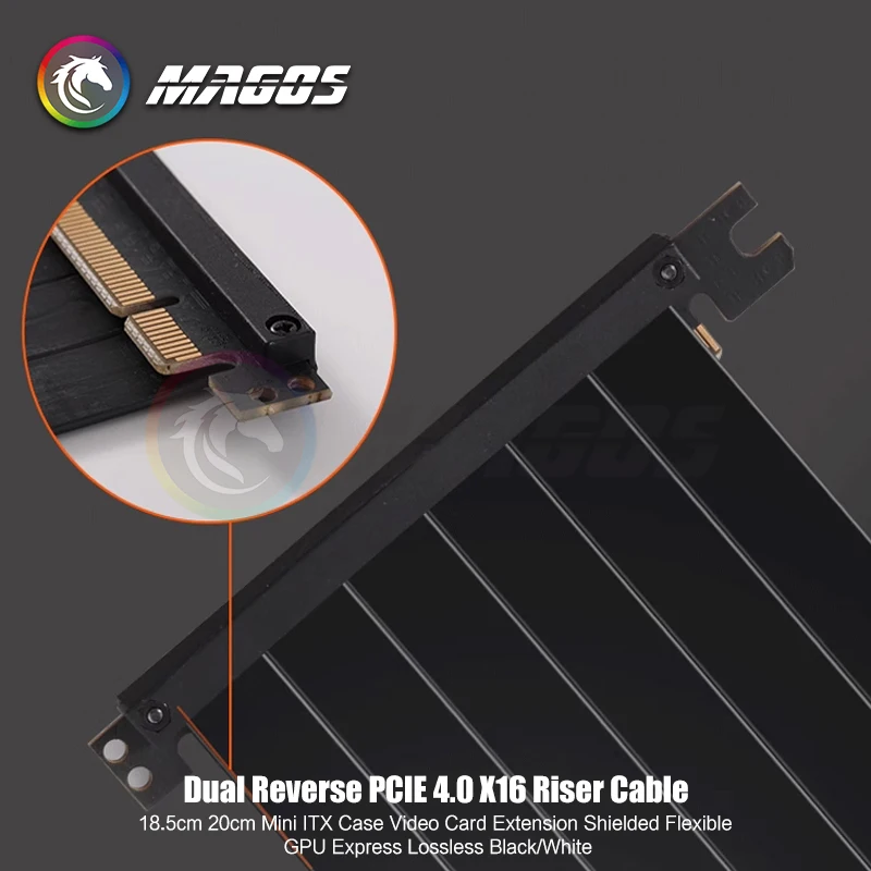 PCIE 4.0 3.0 X16 GPU Riser Rev - Itx Case Pcie Riser 4.0 recension och pris