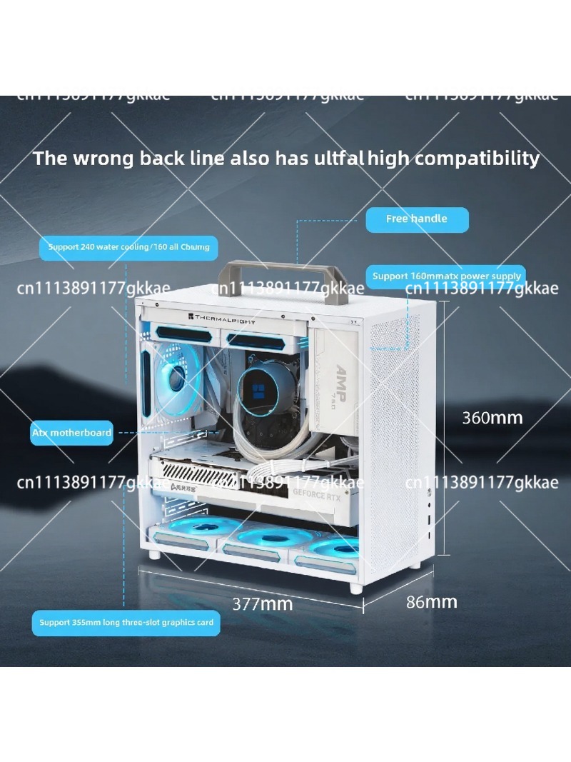 Mini ITX Computer Case, Portab - Mini Itx Case With Handle Portable recension och pris
