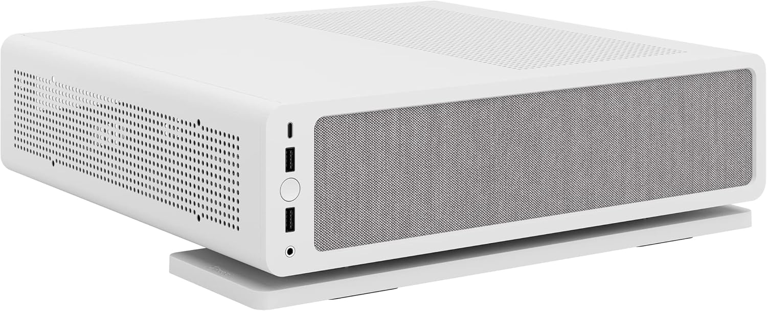 White Full-Tower Metal PC Case - Itx Case Pcie Riser 4.0 recension och pris