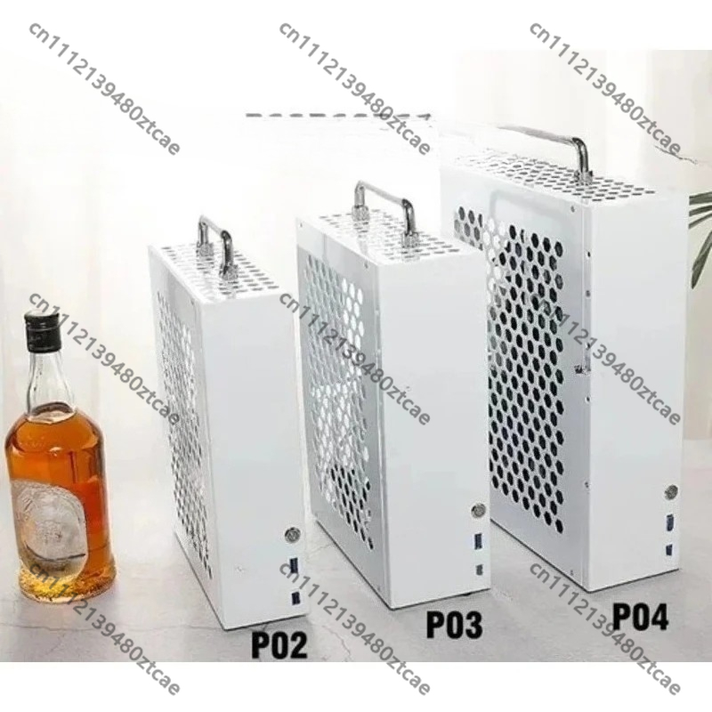 White Portable ITX MATX Mini P - Mini Itx Case With Handle Portable recension och pris
