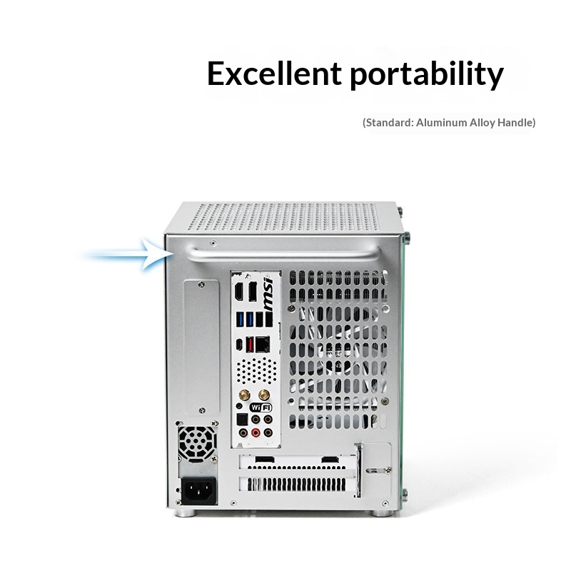 11L Aluminum Portable ITX PC C - Sff Case Tempered Glass recension och pris